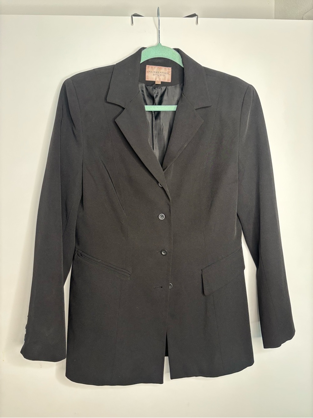 Fairweather Studio Women's Black Tailored Blazer Jacket